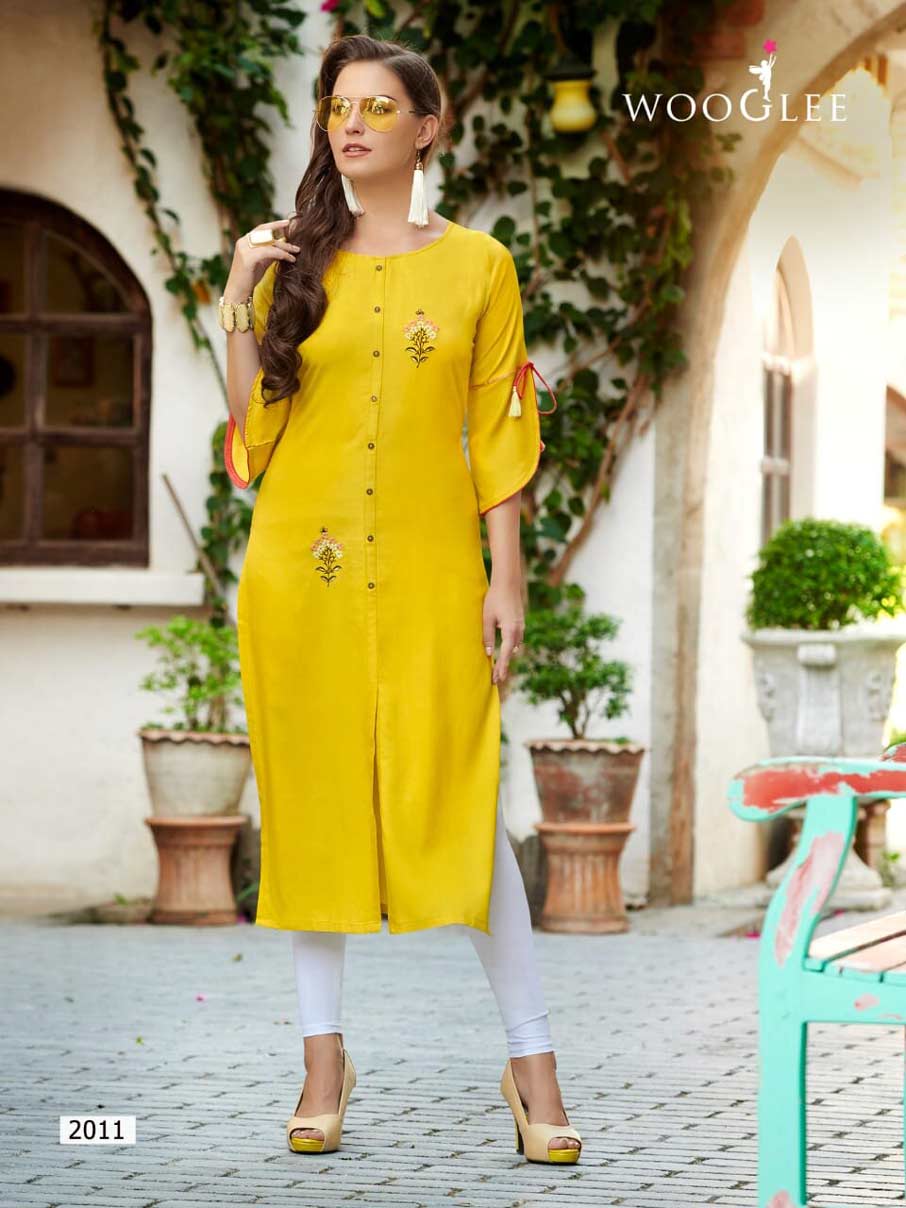 Barbella Vol-2 Rayon Embroidery Kurti Set Barbella Vol-2 Rayon Embroidery Kurti Set